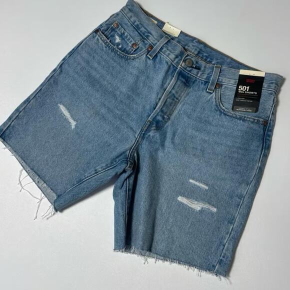 Levi's 501 90's High Rise Shorts NWT - Picture 1 of 8